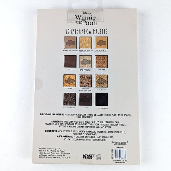 NEW Disney Winnie the Pooh Eyeshadow Palette by Taste Beauty - Picture 6 of 7